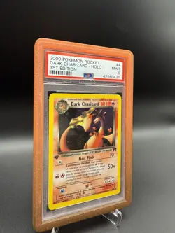 Dark Charizard - Holo - 1st Edition - PSA 9 - Team Rocket - 2000 - #4/82 Pokemon - Image 3
