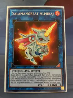 Yugioh Salamangreat Almiraj BLHR-EN054 Secret Rare 1st Edition NM - Image 1