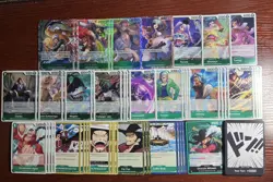 One Piece TCG (OP14, ST24 +) Green Dracule Mihawk Deck-Ready to Play-NM English - Image 1