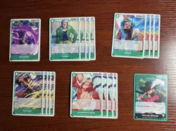 One Piece TCG (OP14, ST24 +) Green Dracule Mihawk Deck-Ready to Play-NM English - Image 4