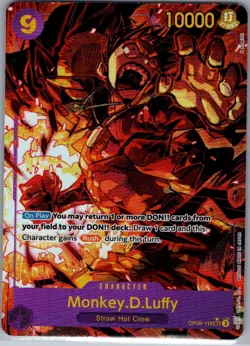 Monkey.D.Luffy (Alt Art) OP09-119 English Emperors in New World - One Piece - NM - Image 1