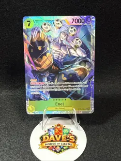 ONE PIECE ENGLISH Enel • OP05-100 SR Awakening of the New Era Holo Foil - Image 1