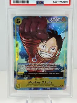 MONKEY D. LUFFY OP07-109 PSA 10 ALT ART 500 YEARS IN THE FUTURE ONE PIECE 2024 - Image 2