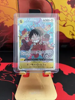 Super Rare MONKEY D. LUFFY Foil OP07-109 Premium Booster -The Best Vol. 2 🌟 NM - Image 1