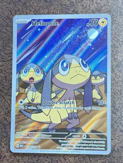 Helioptile 143/132 Mega Evolution Illustration Rare Holo Pokemon Card* - Image 1