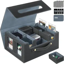 Commander Deck Box w/Handle Trading Card Storage Box for MTG & TCG Card Storage - Image 1