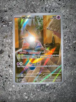 Pokemon TCG Cards Mimikyu SVP075 Illustration Rare Black Star Promo Holo MINT - Image 3