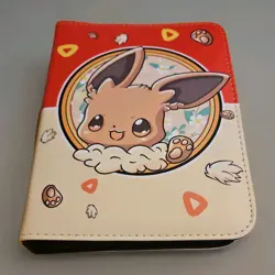 NEW Eevee Pokemon Character Zippered Card Case Binder 55 Sleeves/440 Cards - Image 2