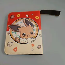 NEW Eevee Pokemon Character Zippered Card Case Binder 55 Sleeves/440 Cards - Image 3