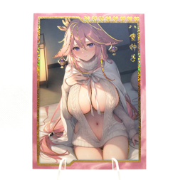 Goddess Story - Yae Miko - Butterfly Dream Anime Waifu Card CCG - Image 1