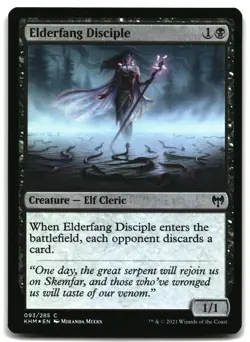 MTG Elderfang Disciple FOIL C Kaldheim 93 LP - Image 1