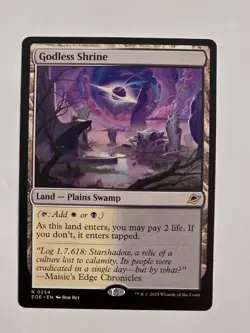 Godless Shrine - R0254 Reg - Edge of Eternities - Magic the Gathering - NM - Image 1