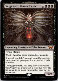 Valgavoth, Terror Eater 120 Promo Pack: Duskmourn: House of Horror LP MTG - Image 1