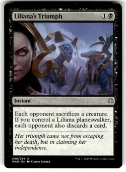 Liliana's Triumph War of the Spark Regular MTG - Image 1