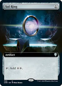 MTG - Sol Ring - Foil - Extended Art, Commander Legends Variants - Image 1