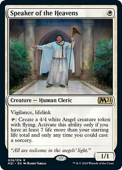 MTG - Speaker of the Heavens, Core Set 2021 - Image 1