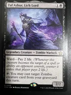 MtG Foundation Zul Ashur, Lich Lord Rare Regular - Image 1