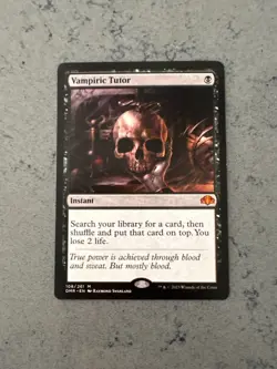 Vampiric Tutor Dominaria Remastered 108 LP x1 MTG Magic: the Gathering - Image 1