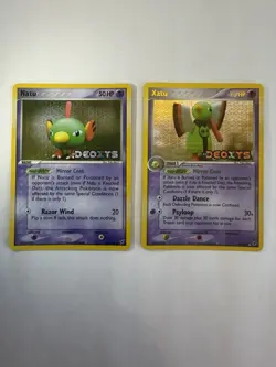 Pokemon EX Deoxys Natu & Xatu Holo Cards Lot 2005 English Yuka Morii - Image 1