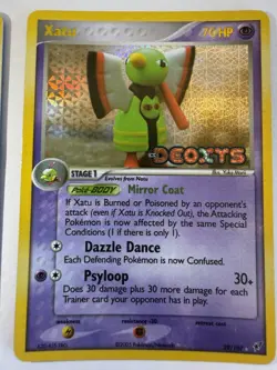 Pokemon EX Deoxys Natu & Xatu Holo Cards Lot 2005 English Yuka Morii - Image 3