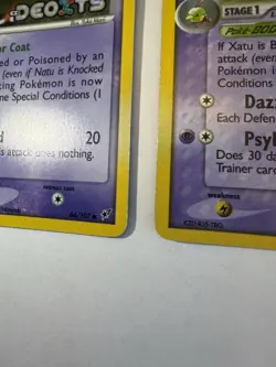 Pokemon EX Deoxys Natu & Xatu Holo Cards Lot 2005 English Yuka Morii - Image 4