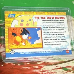 The “Tail” End Of The Race [Non-Holo] - #50 1998 TOPPS - Pikachu’s Vacation - Image 2