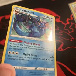 Pokemon TCG Vaporeon SWSH072 Black Star Promo NM - Image 2