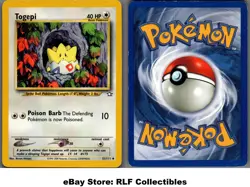 2000 Pokemon, Neo Genesis, #51/111 Togepi, Uncommon - Image 1