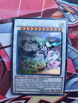 YGO Judgement of the Light Star Eater JOTL-EN047 Ghost Rare 1st LP - Image 1