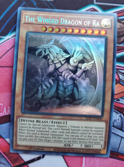 The Winged Dragon of Ra Ghost Rare LED7-EN000 Near-Mint 1st Ed Yugioh - Image 2