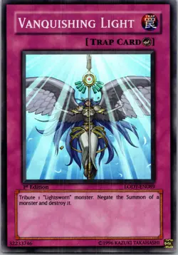 Yugioh Vanquishing Light LODT-EN089 1st Edition Super Rare NM - Image 1