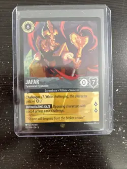 Disney Lorcana: Jafar Tyrannical Hypnotist 172/204 (Cold Foil) Shimmering Skies - Image 1