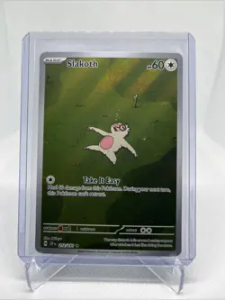 Pokemon TCG Slakoth 212/191 Sv08: Surging Sparks Illustration Rare Holo Card - Image 1
