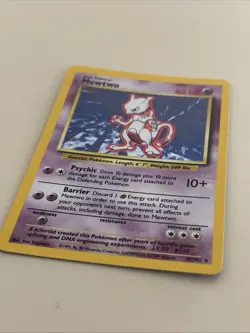 Mewtwo Holo Base Set 10/102 Vintage Pokemon Card 1999 Near Mint - Image 4
