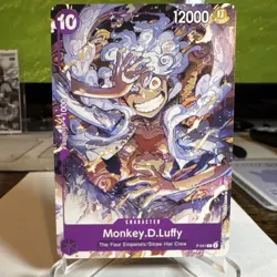 One Piece Bandai Monkey.D.Luffy P-041 Promotion Foil Promo Character Card 12000 - Image 1