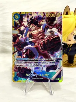Monkey.D.Luffy OP11-118 SEC English A Fist of Divine Speed - One Piece Card - NM - Image 1