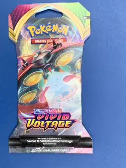 POKEMON. SWORD AND SHIELD, VIVID VOLTAGE TRADING CARD PACK -:- AS NEW CONDITION. - Image 1