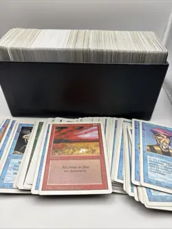 23 Magic The Gathering Revised Edition Black, Blue, Green, White Cards. - Image 1