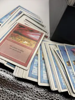 23 Magic The Gathering Revised Edition Black, Blue, Green, White Cards. - Image 2