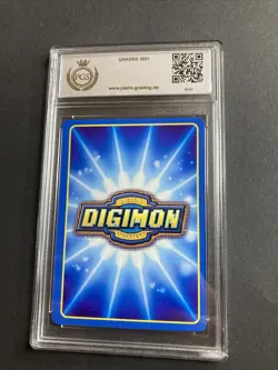 Piedmon Bo-42 PGS 9 Mint Englisch Digimon Card Game 1999 Vintage PSA BGS BGS - Image 2