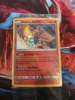 Pokemon TCG Shining Ho-Oh SM70 Holo Card Sealed Promo - Image 1