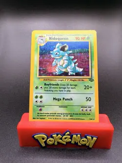 Pokemon Nidoqueen TCG Jungle Holo Card 7/64 Unlimited Holo Rare LP - Image 1
