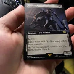 Warg Rider (Extended Art) Universes Beyond: the Lord of the Rings: Mtg - Image 2