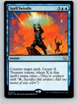 Magic the Gathering Spell Swindle March of the Machine Commander MTG Free Ship! - Image 1