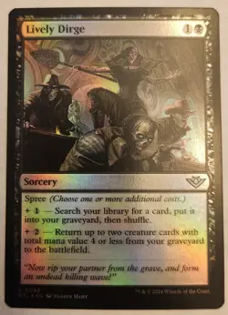 Lively Dirge Outlaws of Thunder Junction Foil NM+ - Image 1