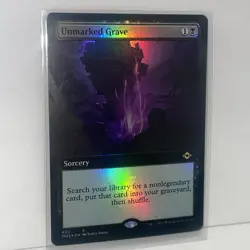 Near Mint x 1 Unmarked Grave - Foil - Extended Art Modern Horizons 2 Variants - Image 2