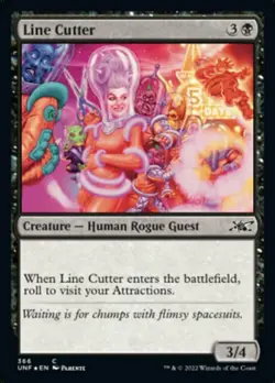 MTG - Line Cutter - Galaxy Foil, UNFINITY Variants - Image 1