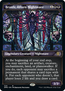 MTG - Braids, Arisen Nightmare - Textured Foil, Dominaria United Variants - Image 1