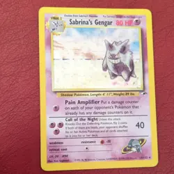 Pokemon Sabrina's Gengar Gym Challenge 14/132 Holo Rare Wizards 2000 - Image 1