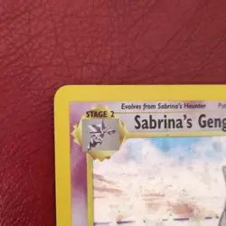 Pokemon Sabrina's Gengar Gym Challenge 14/132 Holo Rare Wizards 2000 - Image 3